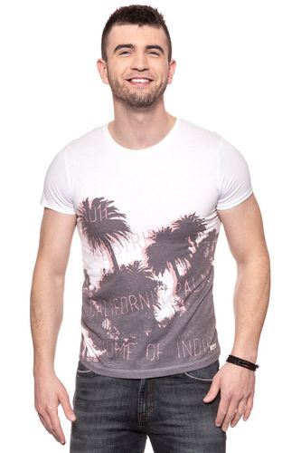 WRANGLER S/S PALM TREE WHITE W7A70D212 M na Arena.pl