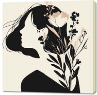 Obraz 100x100cm Szept w Głębi