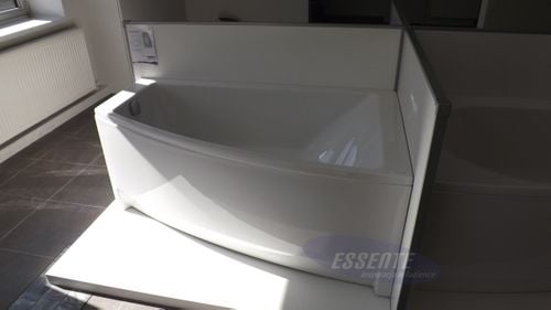 Wanna narożna 90x150 polska akrylowa +stelaż nogi lewa/prawa na Arena.pl