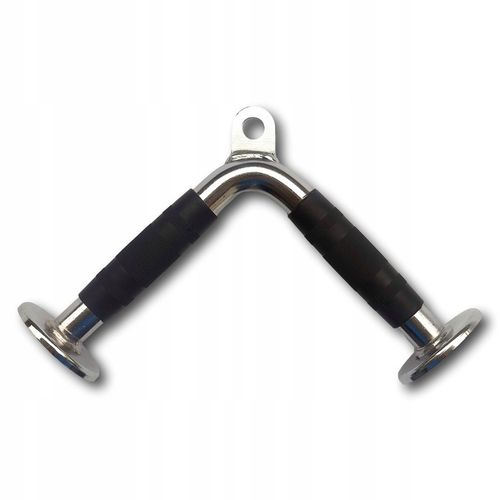 UCHWYT DO WYCIĄGU BICEPS TRICEPS V-BAR TRÓJKĄT PODWÓJNY DO ATLASU na Arena.pl