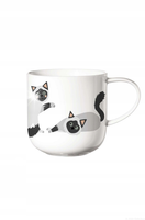 ASA Kubek Coppa 400ml do kawy i herbaty kot porcelanowy pojemny uniwersalny