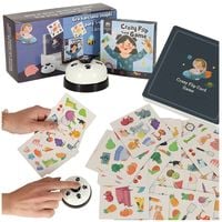 Gra Karciana Pamięciowa Memory Rodzinna Znajdź Parę 54 Karty + Dzwonek