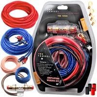 Zestaw kabli do wzmacniacza samochodowego TAMDEL TM-10GA