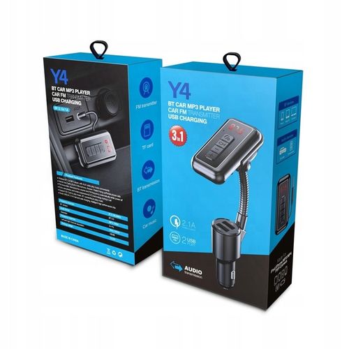 TRANSMITER FM BLUETOOTH ODBIORNIK AUX UNIWERSALNY na Arena.pl