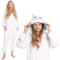 Piżama Damska Kombinezon Kigurumi Onesie Smok Szczerbatek Biały 155-165  M