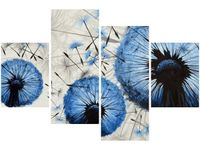 140CM 70 OBRAZ NIEBIESKIE DMUCHAWCE ŚCIENNY