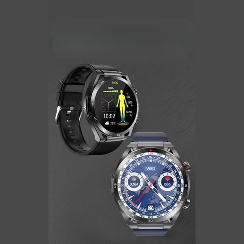 SMARTWATCH ZEGAREK MĘSKI GLUKOZA POMIAR CUKRU EKG CIŚNIENIE MENU POLSKIE na Arena.pl