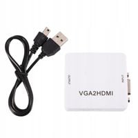 KONWERTER MINI VGA NA HDMI 1080P ADAPTER VGA2HDMI