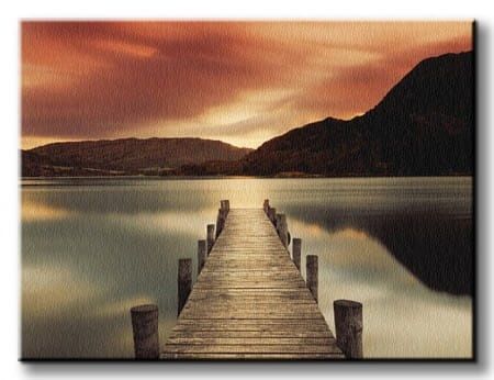 Ullswater - Obraz na płótnie 80x60 cm na Arena.pl