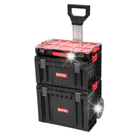 Mobilny warsztat Qbrick System PRO SET 2 Zestaw Skrzyń Na Kołach 3W1