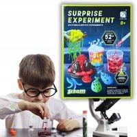 Zestaw Edukacyjny 52 Eksperymentów Naukowych Wybuchowy Wulkan Mały Chemik