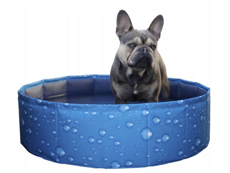Basen dla psa Bubble 120x120x30 cm niebieski Kerbl zdjęcie 2