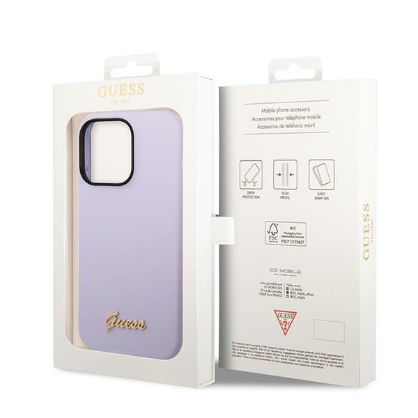 Etui Guess do iPhone 14 Pro, Fioletowy zdjęcie 8