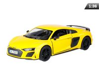 Model 1:36, Kinsmart, Audi R8 Coupe (2020), żółty (A746ARCZT)