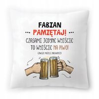 Poduszka Dla Fabiana Na Urodziny Imieniny Prezent Z Nadrukiem Ze Zdjęciem