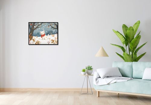 Plakat 65x50cm Śnieżny Kompan na Arena.pl