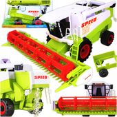 Kombajn jak Bizon realistyczna zabawka rolnicza dla dzieci kreatywna figura