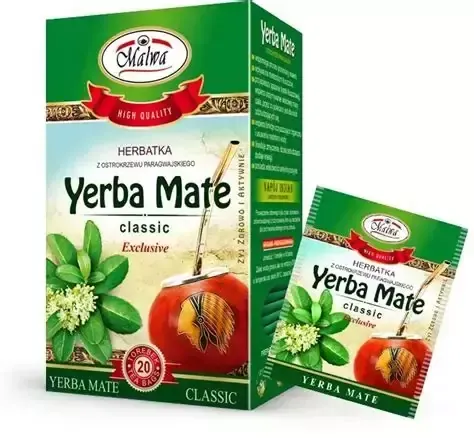 MALWA HERBATA YERBA MATE 20TB CLASSIC 2G zdjęcie 1