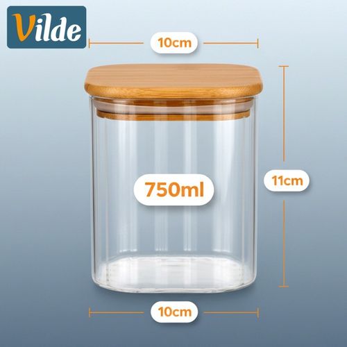 szklany pojemnik kuchenny na produkty sypkie 750ml 229251 na Arena.pl