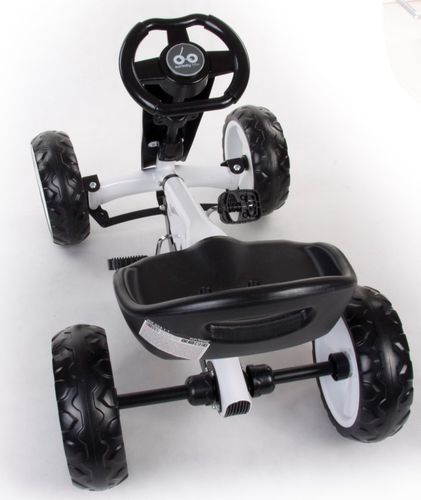 Gokart Zoomie biały na Arena.pl