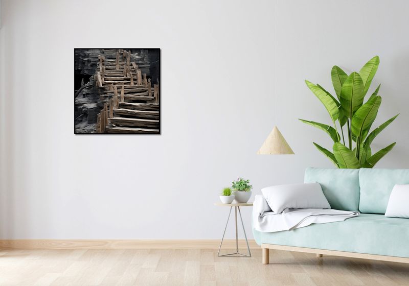 Plakat 70x70cm Schody do Nieznanego zdjęcie 4