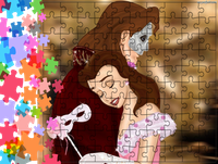 Puzzle tradycyjne - Piękna i Bestia