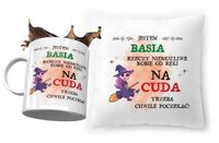 Zestaw Dla Basi Barbary Poduszka Kubek Na Prezent Z Nadrukiem Ze Zdjęciem