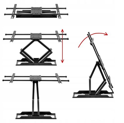 UCHWYT DO TELEWIZORA 32-85 CALI obrotowy EXTRA MOCNY DO 60KG wieszak TV hak na Arena.pl
