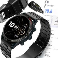 SMARTWATCH ZEGAREK WATCH MĘSKI MENU POLSKIE ROZMOWY SMART CZARNY SPORT