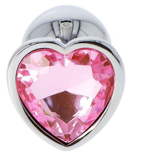 Plug z kryształem w kształcie serca na Arena.pl