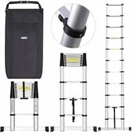 Drabina aluminiowa teleskopowa składana przystawna rozsuwana HIGHER