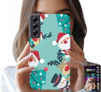 ETUI DO SAMSUNG GALAXY S22 PLUS - MIKOŁAJ, RENIFER BAŁWAN ŚWIĄTECZNE WZORY