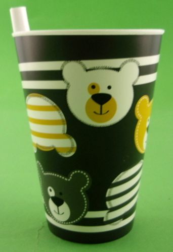 KUBEK ZE SŁOMKĄ DO NAPOJÓW DLA DZIECI 500 ML na Arena.pl