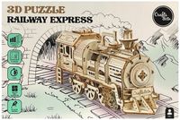Drewniane Puzzle 3D Lokomotywa