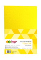 pianka happy color jednokolorowa 20x30 cm 5 ark - żółta