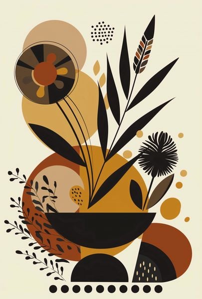Plakat 61x90,5cm Ogrody Geometryczne zdjęcie 1