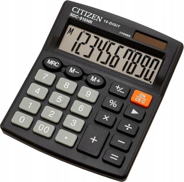 Kalkulator biurowy Citizen SDC-810NR 10-cyfrowy zdjęcie 2