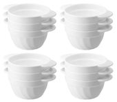 Bulionówka flaczarka miseczka miska salaterka szklana z uszami 650ml 12szt.