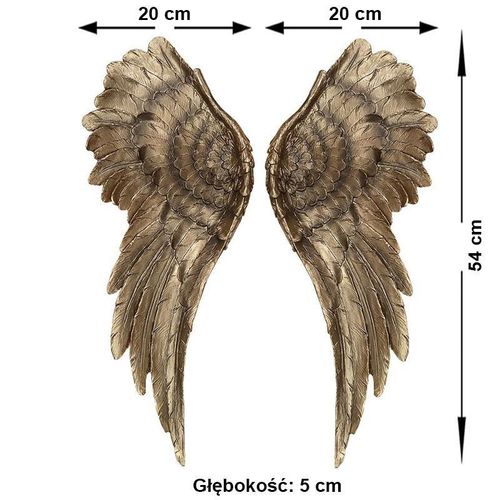 SKRZYDŁA ŚCIENNE ANGEL WYS 54 CM na Arena.pl