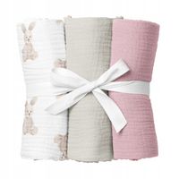 Pieluchy Muślinowe Grube Kreszowane Pieluszki 100% Bawełna Produkt Polski