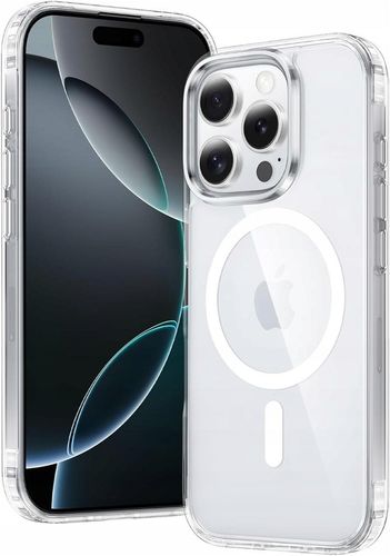 Etui Do iPhone 16 Pro +Szkło 9H WZMACNIANE 360° do MAGSAFE CLEAR CASE na Arena.pl