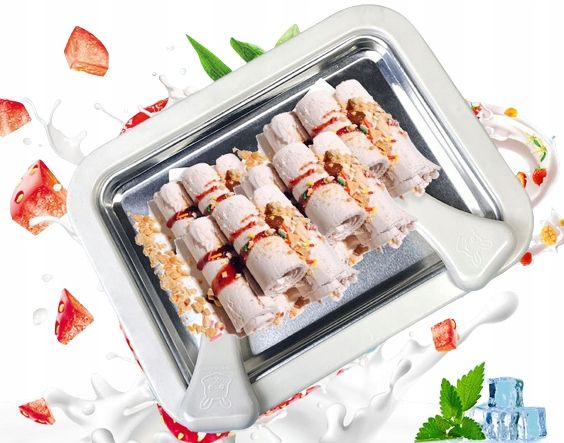 MASZYNA DO LODÓW TAJSKICH MASZYNKA DO ROBIENIA LODÓW LODY TAJSKIE ICE CREAM zdjęcie 1