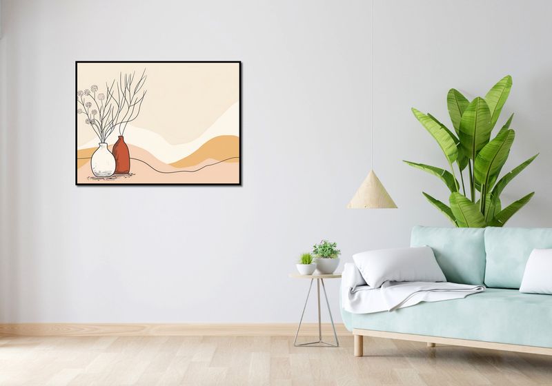 Plakat 100x75cm Stylowe Beże zdjęcie 4