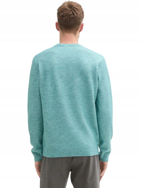 Tom Tailor sweter niebieski okrągły rozmiar M zdjęcie 2