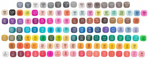 MARKERY ALKOHOLOWE SIAM-48 SZT. na Arena.pl