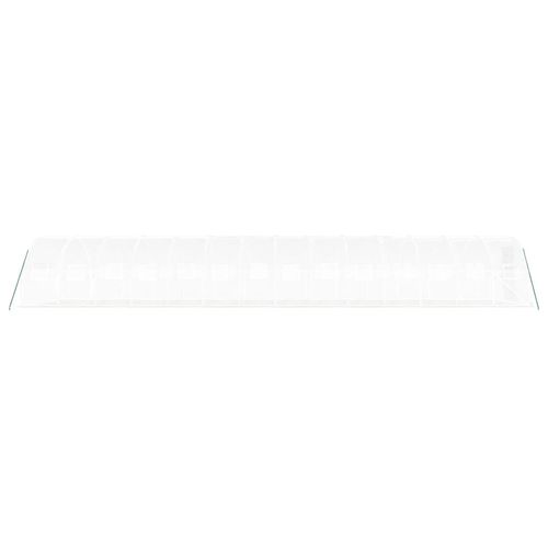 Szklarnia ze stalową ramą, biała, 42 m², 14x3x2 m na Arena.pl