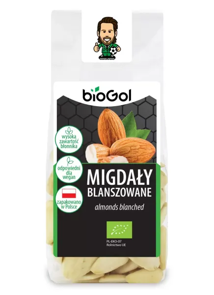 MigdaŁy Blanszowane BIO 100 g - Biogol zdjęcie 1