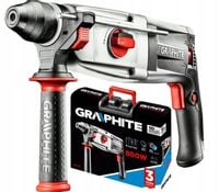 GRAPHITE Młotowiertarka SDS Plus 4 funkcje 800W 3,2J w walizce 58G529