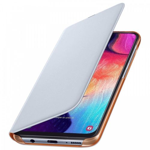 Etui Wallet Cover do Galaxy A50 białe na Arena.pl