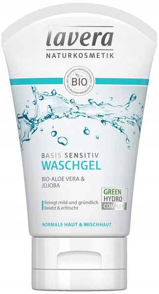 Lavera Basis Sensitiv Żel do mycia twarzy 125ml zdjęcie 1